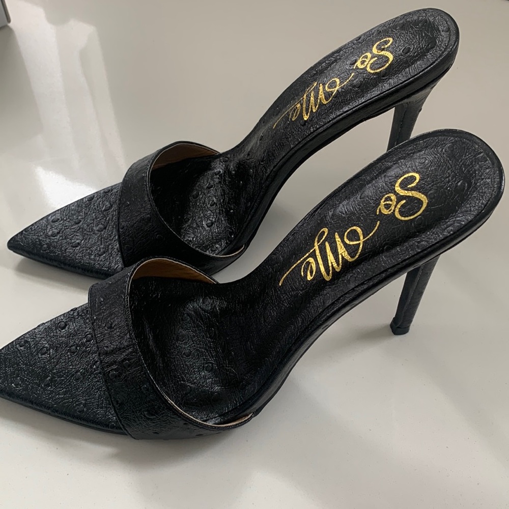 NEW Vegan Leather Heels